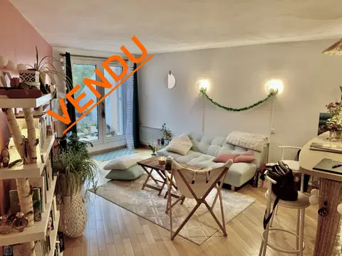 Foto van T2 appartement van 47 m2 met terras op het zuiden