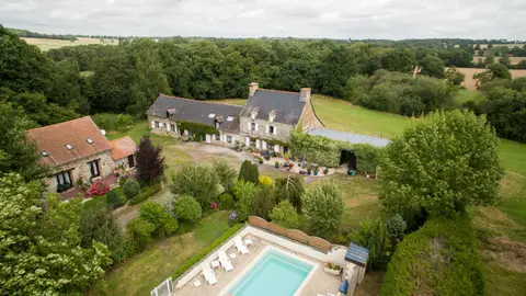 Photo of Brittany lifestyle property with large gîte, pool and 1.6 hectares – home and income near Pontivy