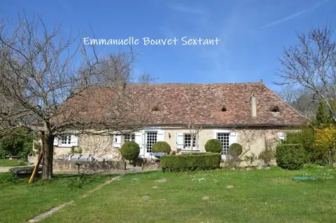 Photo of Typical Perigord stone house in peaceful environment