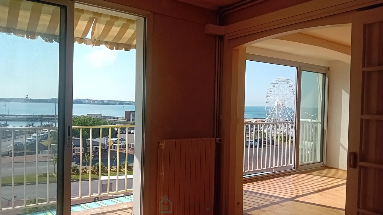 Prachtig dubbel gelegen appartement met dubbel zeezicht, Royan