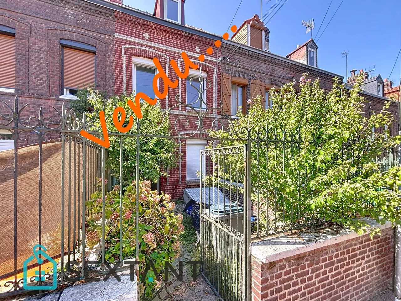 Town house with garden