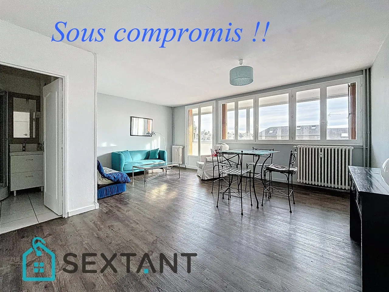 Apartamento 2 habitaciones 52m2 con logia