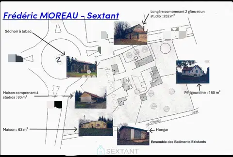 Photo of Real estate complex with more than 20 rooms, over 500m2 of built space, and more than 13000m2 of lands