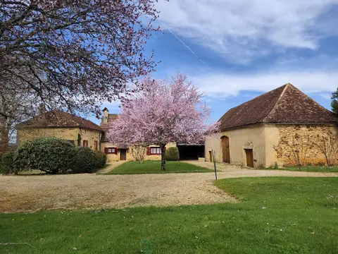 Photo of Near Monpazier, stone property with 3 houses, outbuildings and swimming pool on 5.3 hectares of land