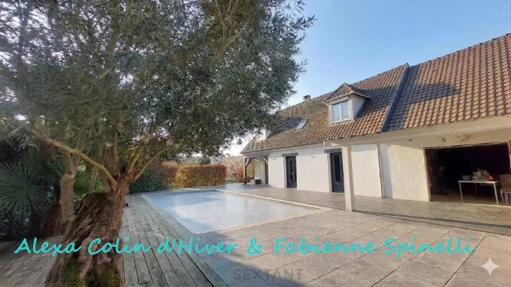 Paviljoen met zwembad op 5 min van Soissons