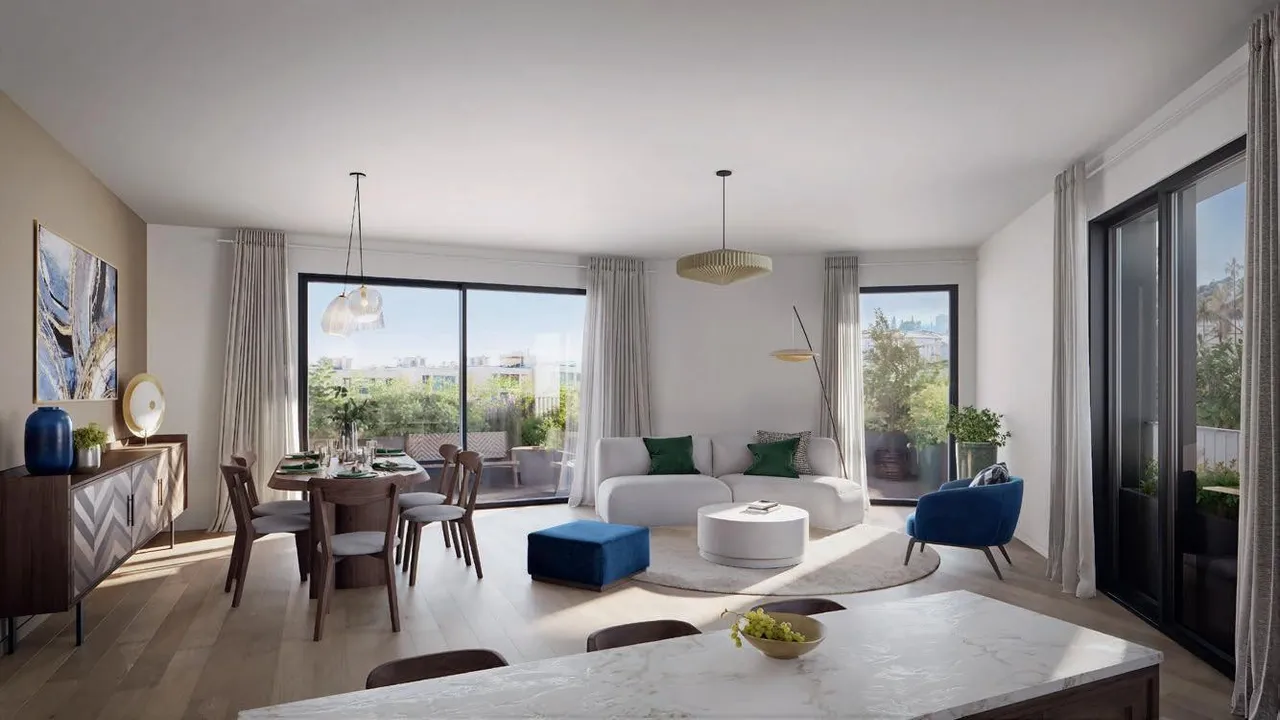 Beaulieu-sur-Mer – Spacious 3- bedroom apartment of 129sqm - Premium New-Build Residence in the Heart of the Town Centre