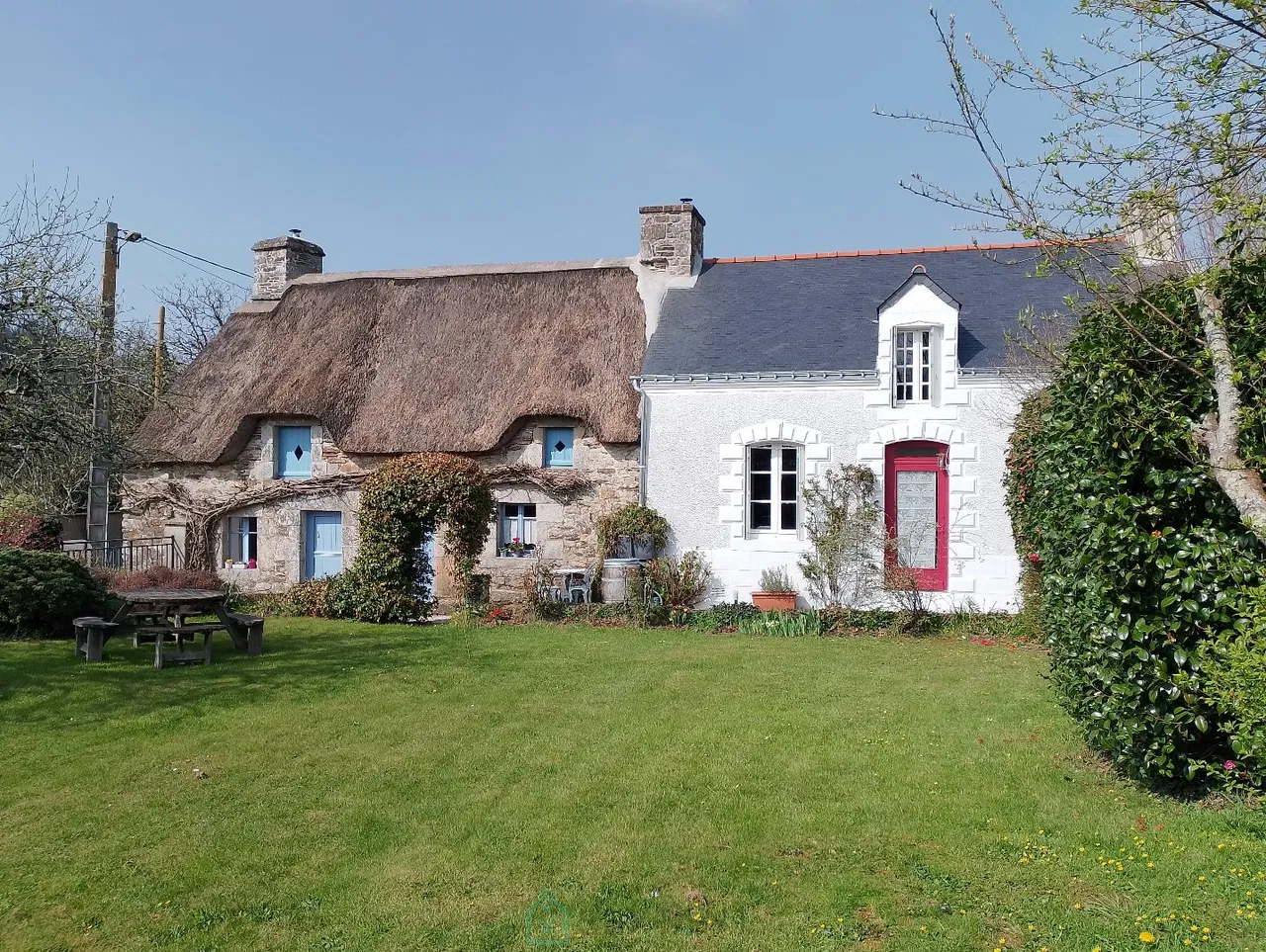 Two stone cottages