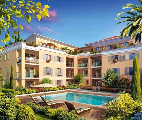 Photo of Cannes Palm Beach – 1-Bedroom Apartment with Private Garden – Residence with Swimming Pool