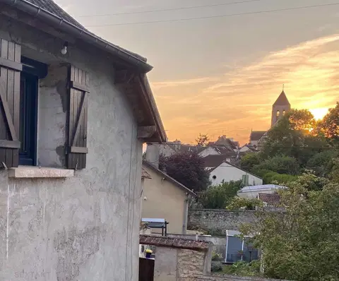 Foto de Casa de pueblo con jardín y terrazas