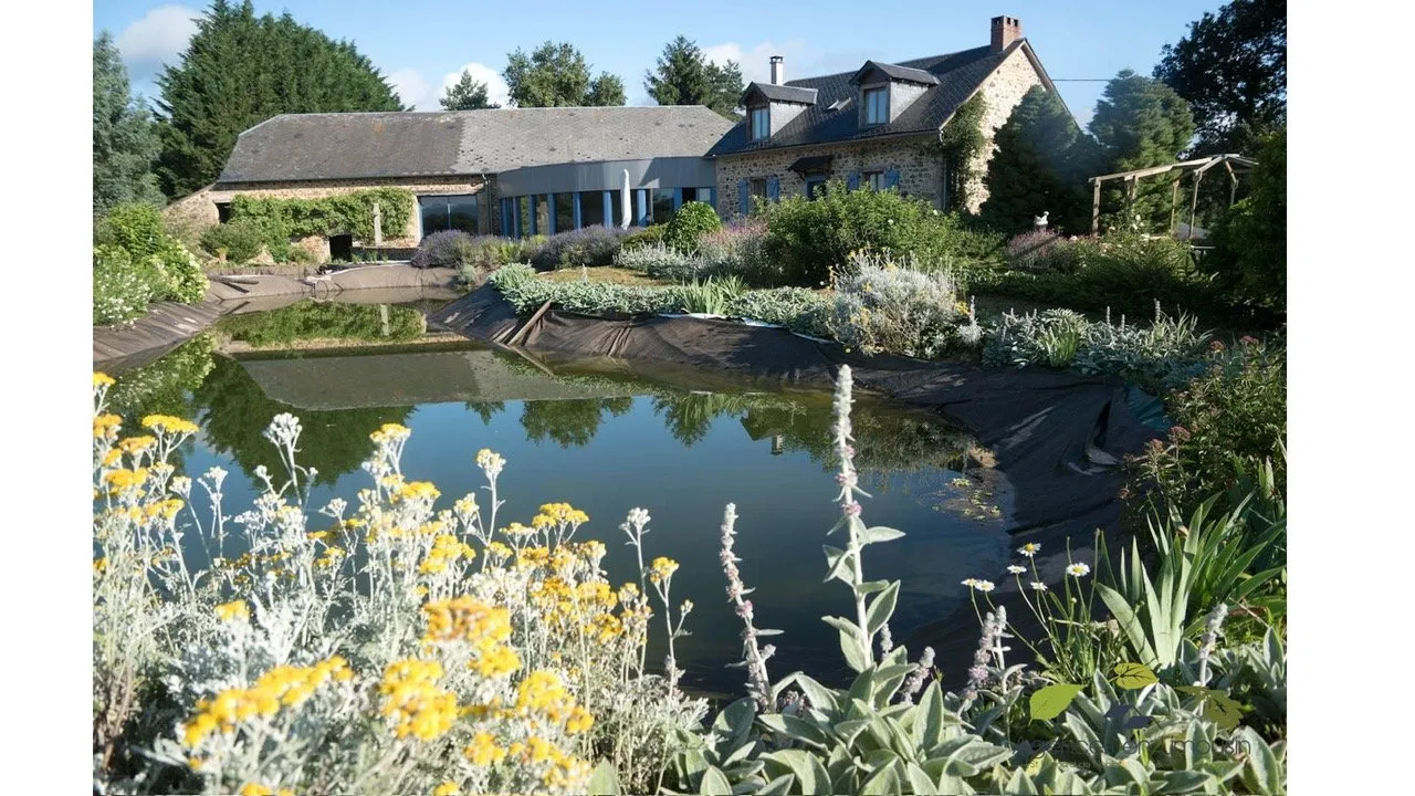 Large property, with 2 bed house, and large studio with lots of possibilities.