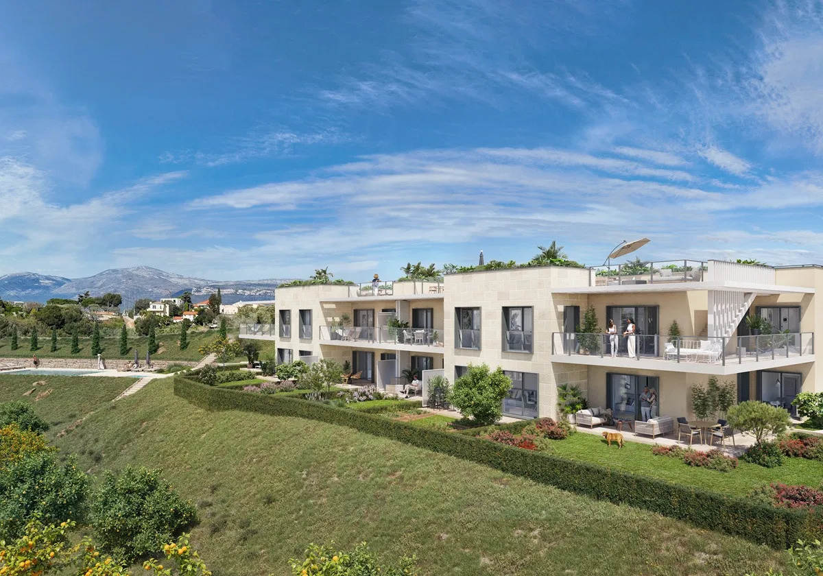 Nice – 2 bedrooms apartment with private garden- Exclusive New Residence with Sea Views
